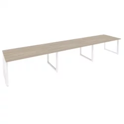 Стол переговорный (3 столешницы) ONIX O.MO-PRG-3.4 Дуб Аттик/Белый