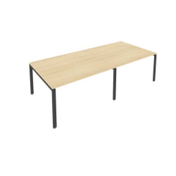 Переговорный стол (2 столешницы) Метал Сйстем Б.ПРГ-2.3 Акация/Антрацит / Metal System