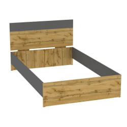 Кровать Алиса(L18)1247х903х2063(ДВ-Графит)