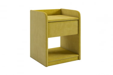 Тумба дизайнерская Аманда 2 TM-003.2 янтарь (велюр)