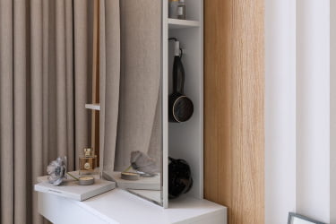 Туалетный стол Мария STM-01 Белый