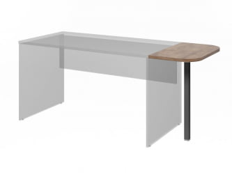 Приставная столешница LEMO L-81 Таксония шоколадная