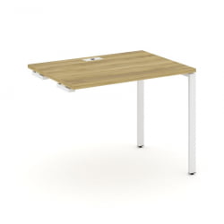 Стол приставка к опорным тумбам/шкафам CONCEPT CN.OSPR-001 Дуб Винченцо Белый