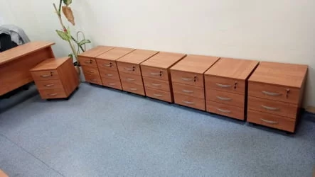 Тумба 3 ящика с замком Альфа 61.47