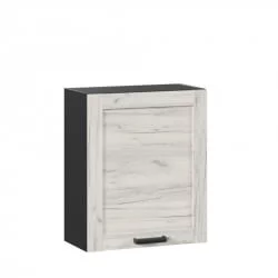 Шкаф кухонный 600 Винченца ЛД 234.350.000.077 Черный Дуб Крафт белый