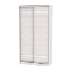 Шкаф-купе белый B-220х120х60-3(ЯАС-D9D9)