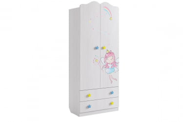 Детский шкаф для одежды Чудо MDW-01 Белый рамух