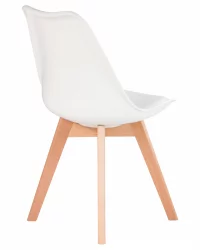 Стул обеденный DOBRIN JERRY SOFT Белый W-02