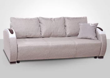 Диван прямой Европа-2 арена бежевая вензель сирень саваж 6