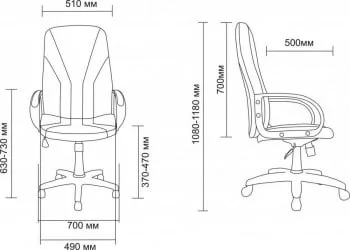 Кресло AV 101 (аналог Менежер) ткань Черная