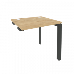 Стол-приставка на П-образном м/к к опорным элементам ONIX O.MP-SPR-0.7 Тиквуд Светлый/Антрацит