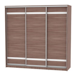 Шкаф-купе B-220х235х60-3(ЯШТ-D9D9D9)