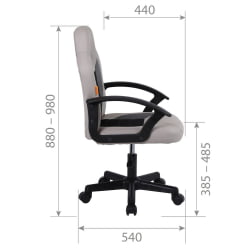 Детское кресло CHAIRMAN KIDS 111 Черный-красный