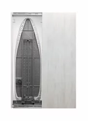 Шкаф со встроенной гладильной доской Iron Slim Eco (правый, купе) Беленый дуб