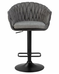 Стул барный DOBRIN LEON Графитовая ткань LAR-275-21