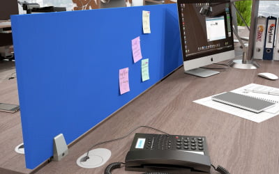 Экран разделительный (с тканью) XFP 143 (Синий)