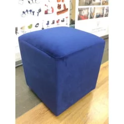 Пуф Лори квадратный синий