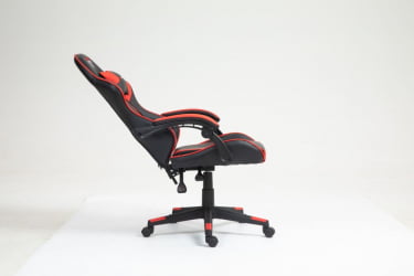 Кресло спортивное ТопЧаирс Шадов черно-красный / TopChairs Shadow