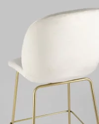 Стул барный Beetle gold Бежевый