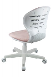 Кресло 1139 FW PL White велюр Bliss 08 розовый