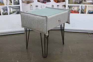 Тумбочка Лейд в ткани Taft на опорах CHX