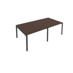Переговорный стол (2 столешницы) Metal System Б.ПРГ-2.2 Венге/Антрацит