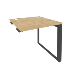 Стол-приставка на О-образном м/к к опорным элементам ONIX O.MO-SPR-0.8 Тиквуд Светлый/Антрацит