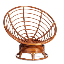 Кресло-качалка PAPASAN/ПАПАСАН w 23/01 B /без подушки/ 115х78х104 см, Pecan (орех)