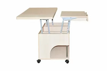 Стол-трансформер раскладной Стэп Ясень Шимо светлый