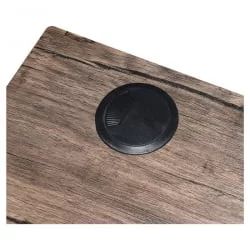 Стол на металлокаркасе BRABIX LOFT CD-006 Мореный дуб