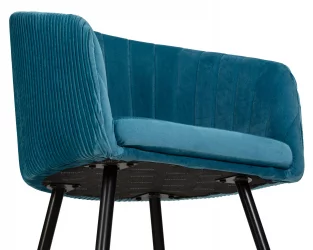Стул обеденный DOBRIN MARY Морская волна велюр 1922-7