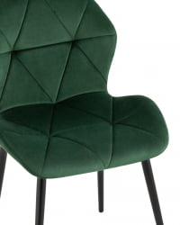 Стул обеденный Эдвин велюр Зеленый