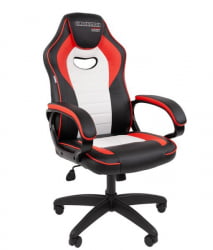 Кресло геймерское CHAIRMAN GAME 16 черный/красный/белый