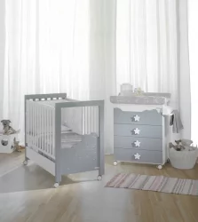 Детский комплект постельного белья Micuna Dolce Luce 3 предмета 120x60 TX-821 Grey