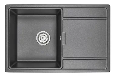 Кухонная мойка GRANULA 7804 Черный