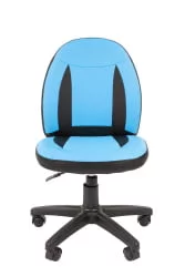 Детское кресло CHAIRMAN KIDS 122 Черный-голубой