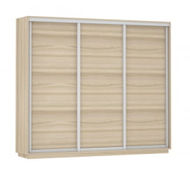 Шкаф-купе трехдверный Экспресс Трио Элемент 2400х2400h Ясень шимо светлый