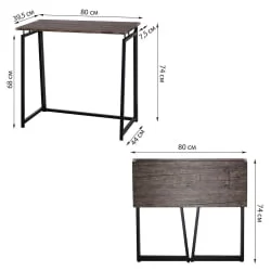 Письменный стол BRABIX LOFT CD-001 Мореный дуб