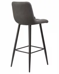Стул барный DOBRIN NICOLE Серая экокожа RU-08