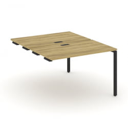 Двойной стол-приставка к опорным тумбам/шкафам CONCEPT CN.DSPR-002 Дуб Винченцо Антрацит