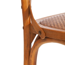 Стул CROSS (mod.CB2001) дерево береза, 49.5*53.5*87, Груша (№3)