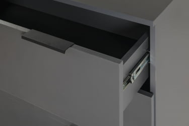 Комод 3 ящика CITY 400955801h Графит