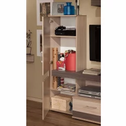 Шкаф для одежды и белья Maiolica 8 Ясень Шимо светлый-Ясень Анкор темный