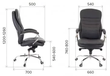 Кресло для руководителя Everprof Valencia M Экокожа Бежевый