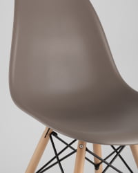 Стул Еамес ДСВ 4 шт. Темно-серый / Eames DSW