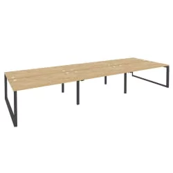 Рабочая станция на О-образном м/к ONIX O.MO-D.RS-6.4.8 Тиквуд Светлый/Антрацит