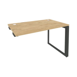 Стол-приставка на О-образном м/к к опорным элементам ONIX O.MO-SPR-2.7 Тиквуд Светлый/Антрацит