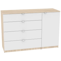 Комод Калисто(K45)923х1352х468ручкаторцеваяTR-2(ДСС-Белый)