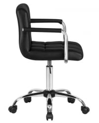 Офисное кресло для персонала DOBRIN TERRY (черный) 2 шт