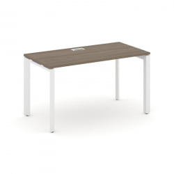 Стол письменный Стайл Проджект СН-59П.СП-005 Вяз Благородный/Металл Белый/Белый Заглушка 1780*600*75 / SN-59P.SP-005